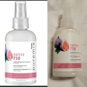 RUSK 3 in 1 NATIVE FIG REPLENISHING LEAVE IN pure mix TREATMENT 6 oz large NEW